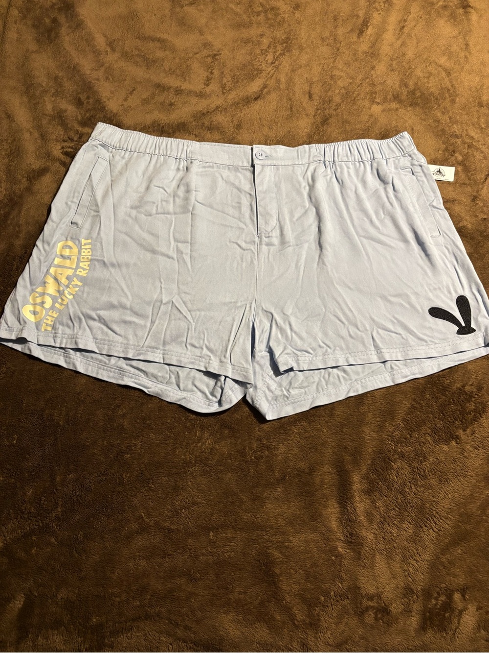 Disney 100 Oswald the Lucky Rabbit Light Blue Shorts Size 2X